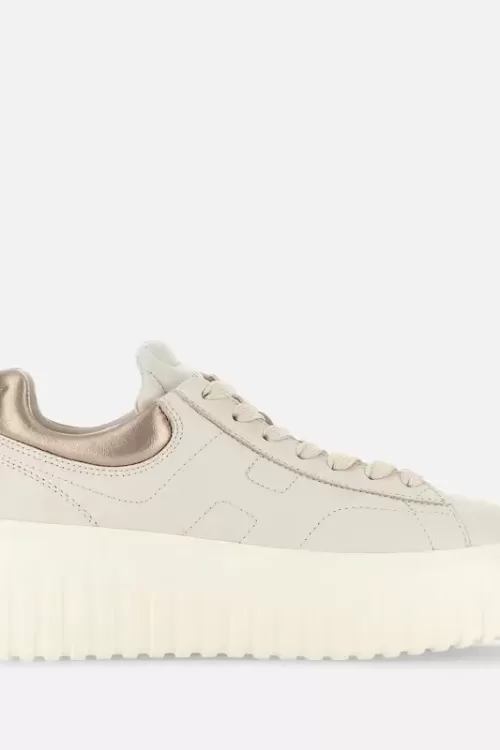 Sneakers Hogan H-Stripes Avorio Oro