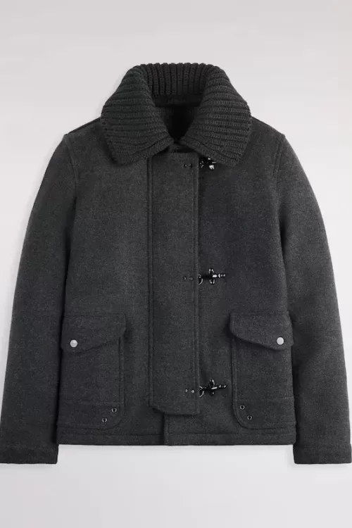 3 Ganci in Lana Cardata Double-face