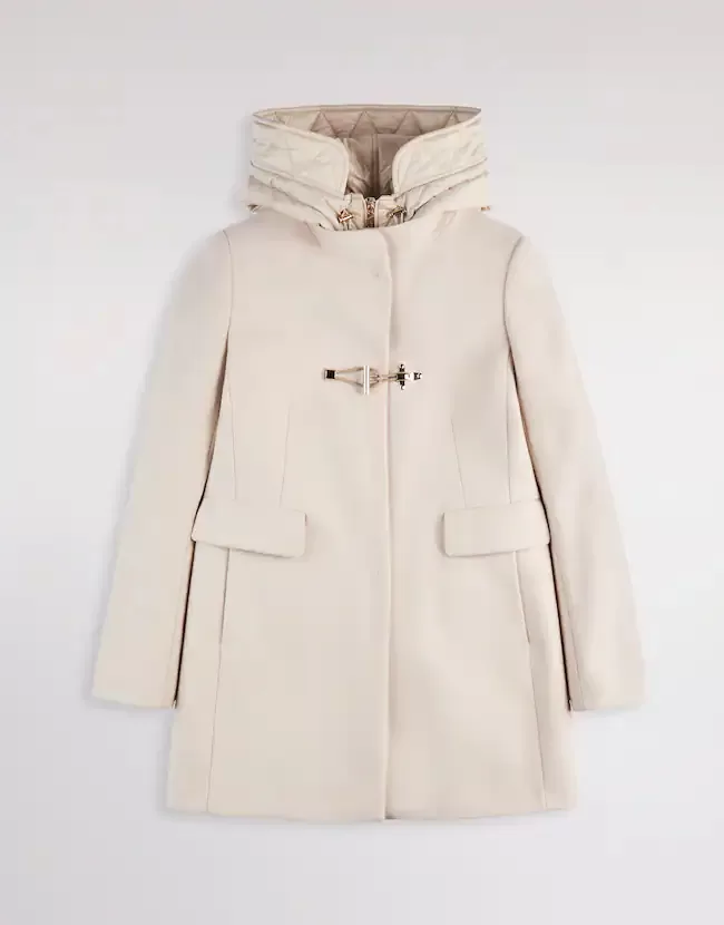 Toggle Coat in Panno di Lana Mélange
