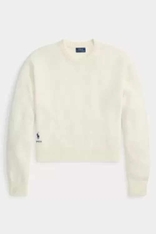 MAGLIA GIROCOLLO CORTA IN MISTO LANA