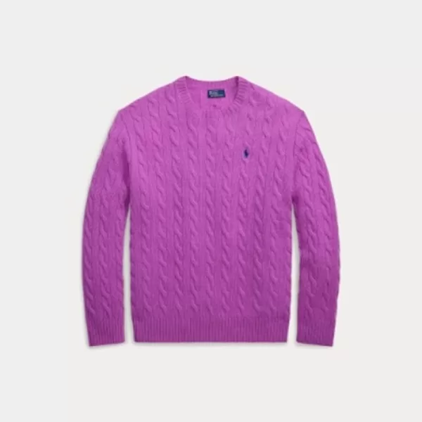 Girocollo in lana e cashmere a trecce - immagine 3