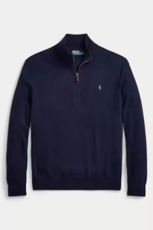 Maglia in lana con cerniera