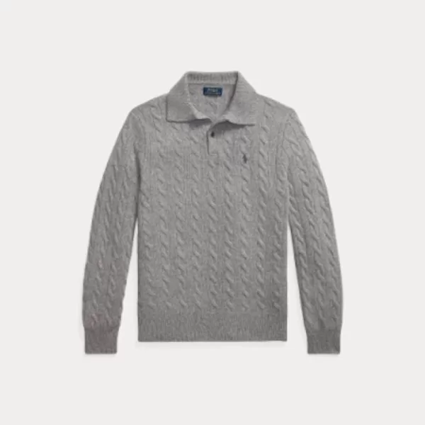 Maglia in lana e cashmere a trecce - immagine 2
