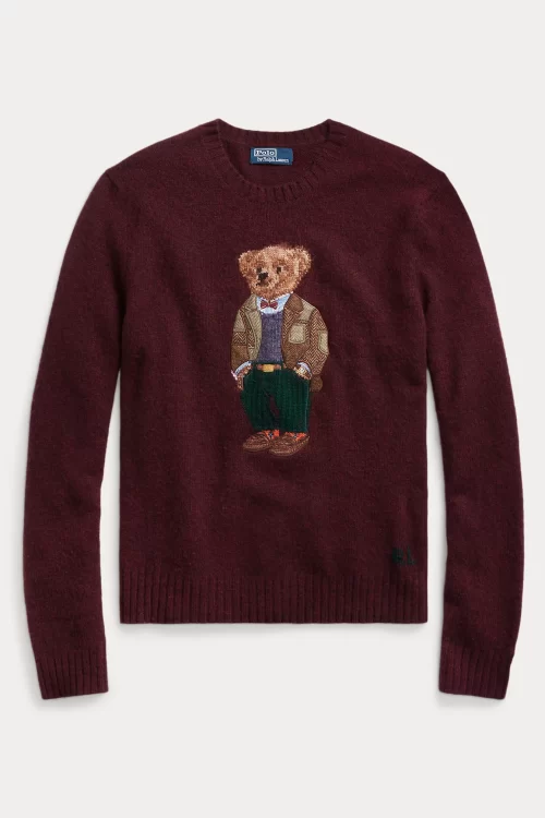 Polo Ralph Lauren – Maglia Bear In Lana e Cashmere