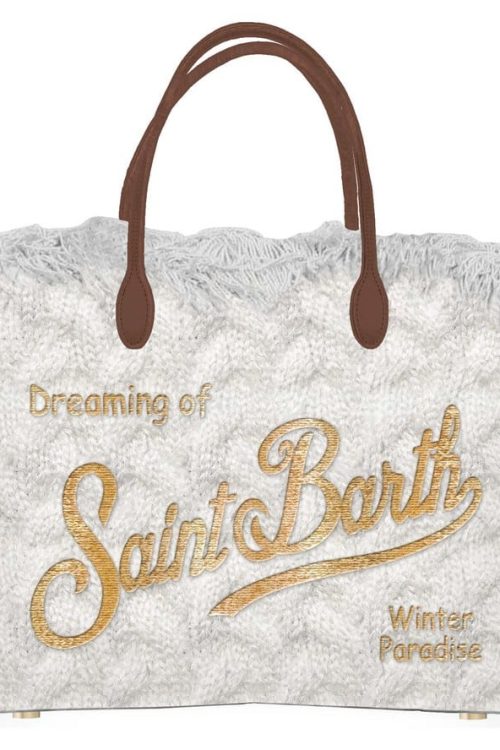 MC2 Saint Barth – Borsa Colette In Tricot Con Frange