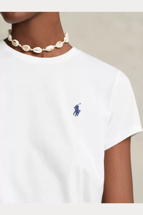 Polo Ralph Lauren – T-Shirt Girocollo In Jersey Di Cotone