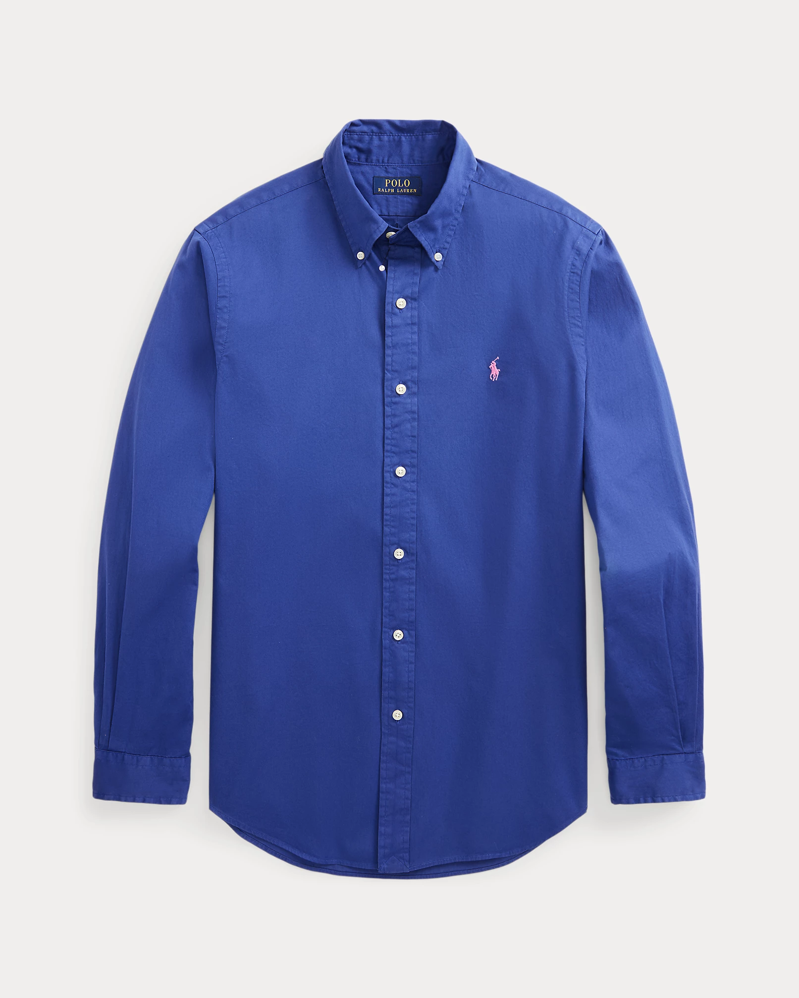 Polo Ralph Lauren – Camicia In Twill Tinta In Capo Slim-Fit