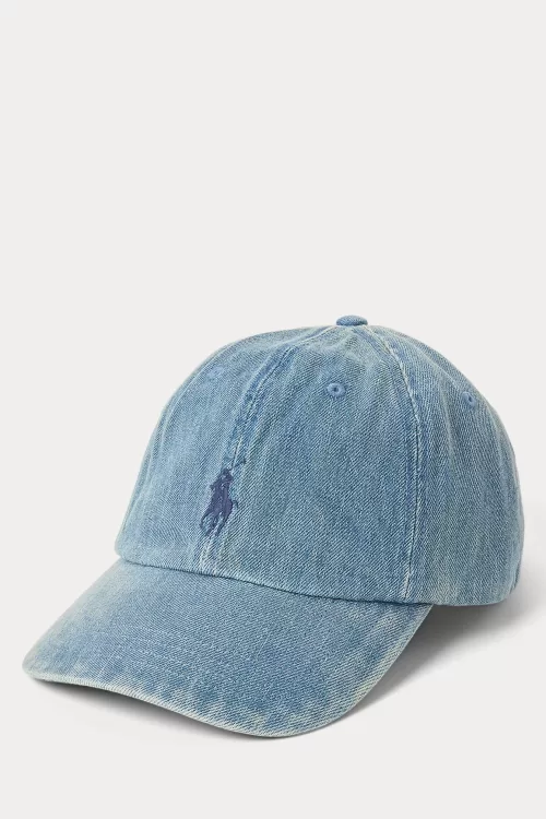 Polo Ralph Lauren – Cappello Denim In Cotone Indaco