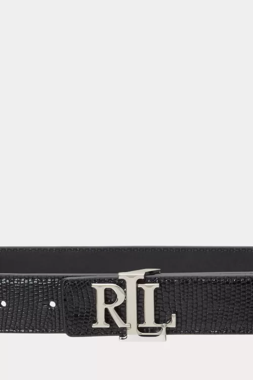 Polo Ralph Lauren – Cintura Reversibile Goffrata a Lucertola